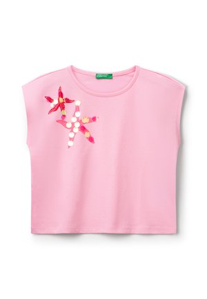 SLEEVELESS SEQUINS  - Top - pink