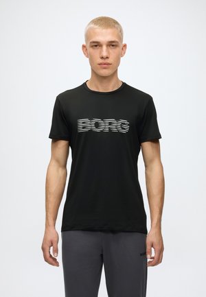 Björn Borg, BORG GRAPHIC T-SHIRT - Спортна тениска - black beauty
