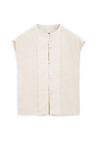 DETAILS  - Waistcoat - beige