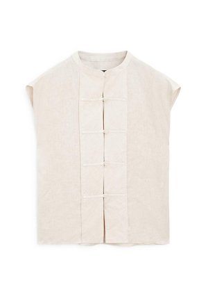 Massimo Dutti DETAILS  - Veste sans manches - beige