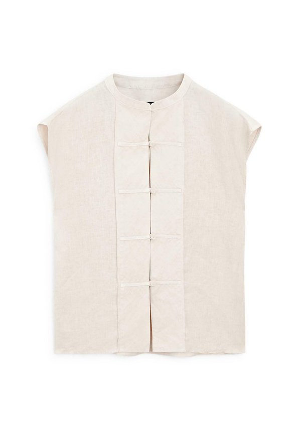 DETAILS  - Waistcoat - beige2