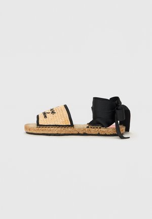 LOVE ROPE - Espadrilles - natural/black
