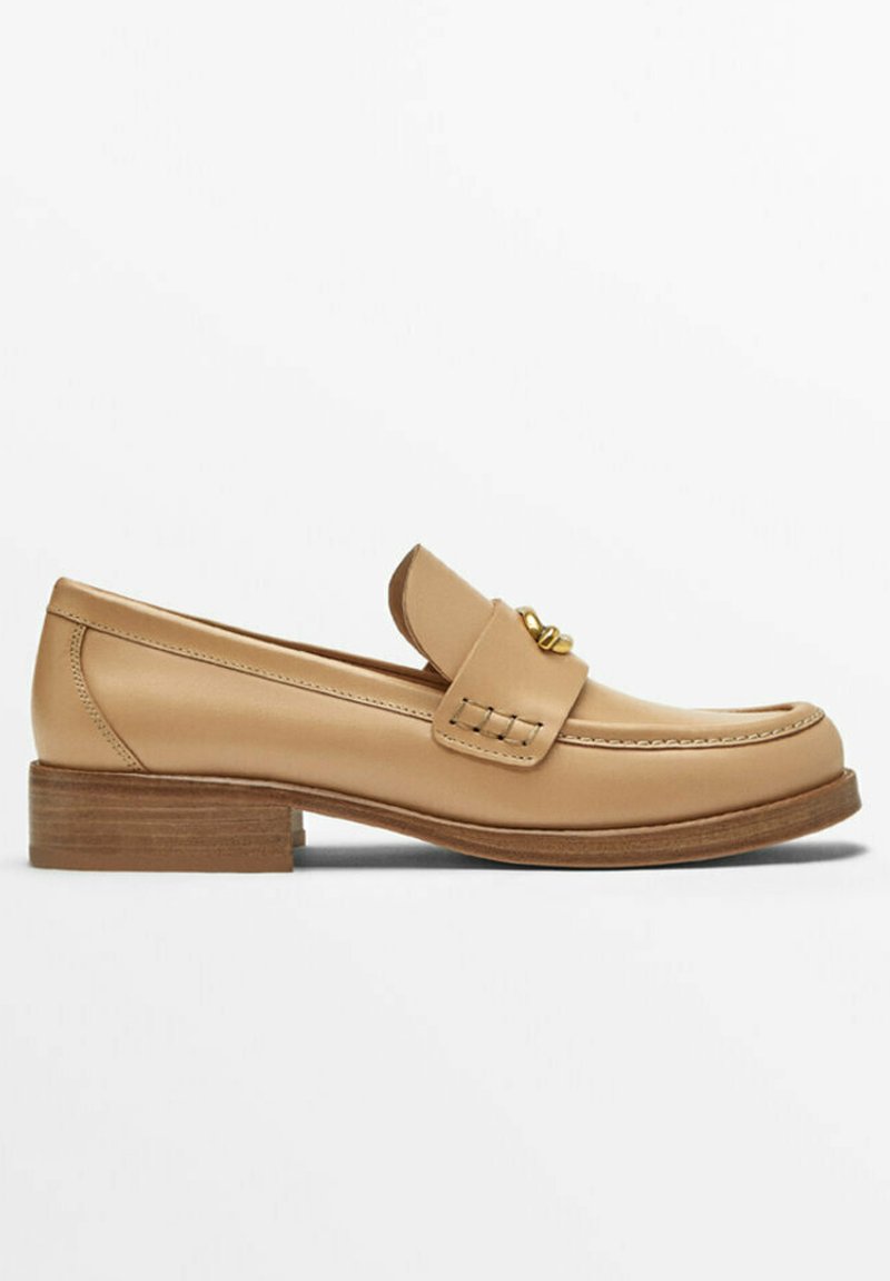 Damen Halbschuhe | Massimo Dutti Business-Slipper camel - XC00756 Damen Halbschuhe | Massimo Dutti Business-Slipper camel - XC00756