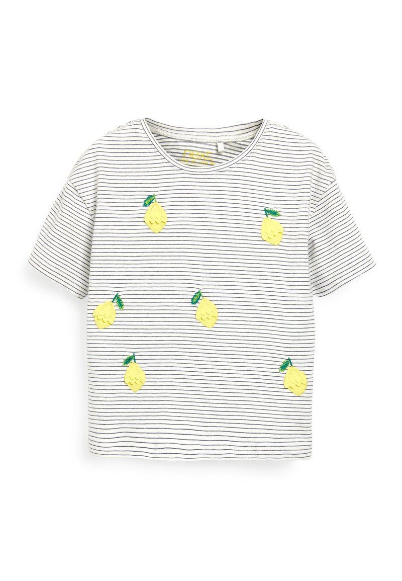 Kinder T-Shirts | Next FLIPPY SEQUIN T-Shirt print black white lemons/schwarz - ZI49275 Kinder T-Shirts | Next FLIPPY SEQUIN T-Shirt print black white lemons/schwarz - ZI49275