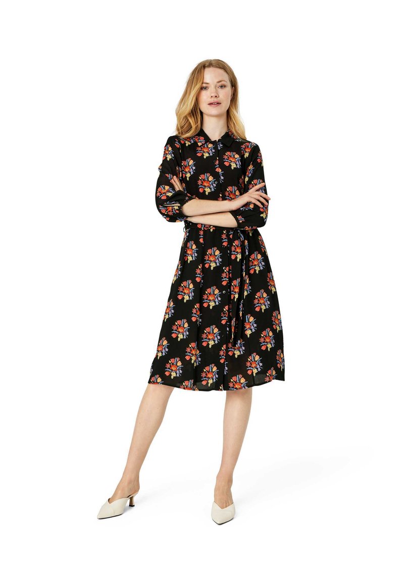 Noa Noa ROSILDANN - Abito a camicia - print black multicolour