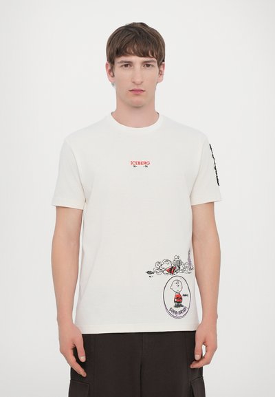 Iceberg T-shirt print - vaniglia