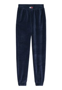 Tommy Jeans VELOUR BADGE  - Treningo apatinė dalis - twilight navy