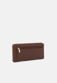 Guess LAUREL LARGE ZIP AROUND - Denarnica - brown
