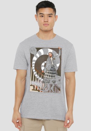 Cotton Soul, BEETLEJUICE/SHAKE SHAKE SHAKE - Print T-shirt - mottled light grey