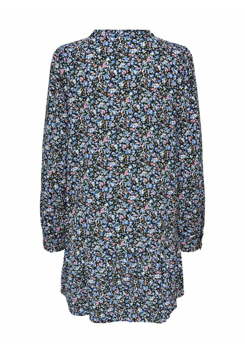 Damen Freizeitkleider | JDY DETAILREICHES Blusenkleid black/gunmetal - XO61432 Damen Freizeitkleider | JDY DETAILREICHES Blusenkleid black/gunmetal - XO61432