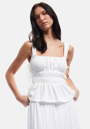 THICK STRAPPY - Top - white