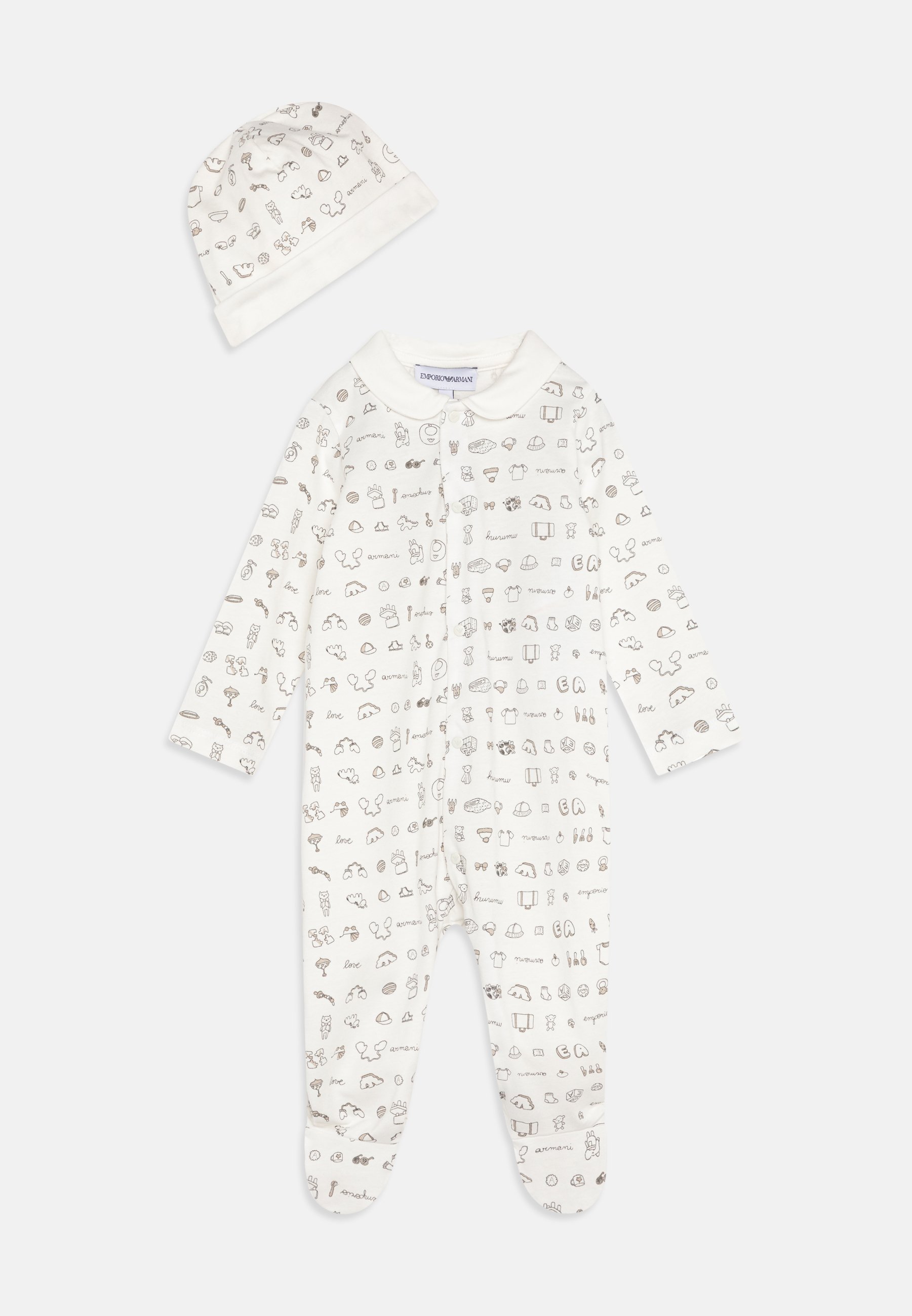 Emporio Armani BABY REGALO UNISEX SET Sleep suit beige/camel