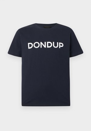 REGULAR - Potiskana majica - navy