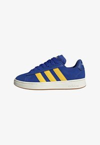Non sélectionné, semi lucid blue utility yellow off white