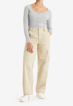 Pantalon cargo - beige