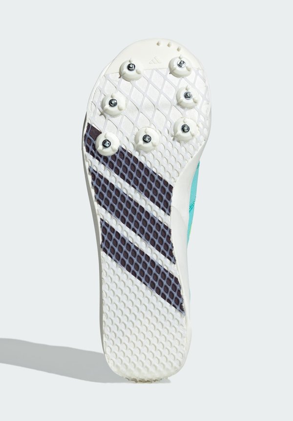 ADIZERO TRACK AND FIELD - Spikes - flash aqua  metalic   lucid lemon2