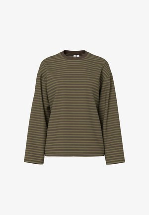 Pieces, PCSADIE LS TOP JRS NOOS - T-shirt à manches longues - hot fudge