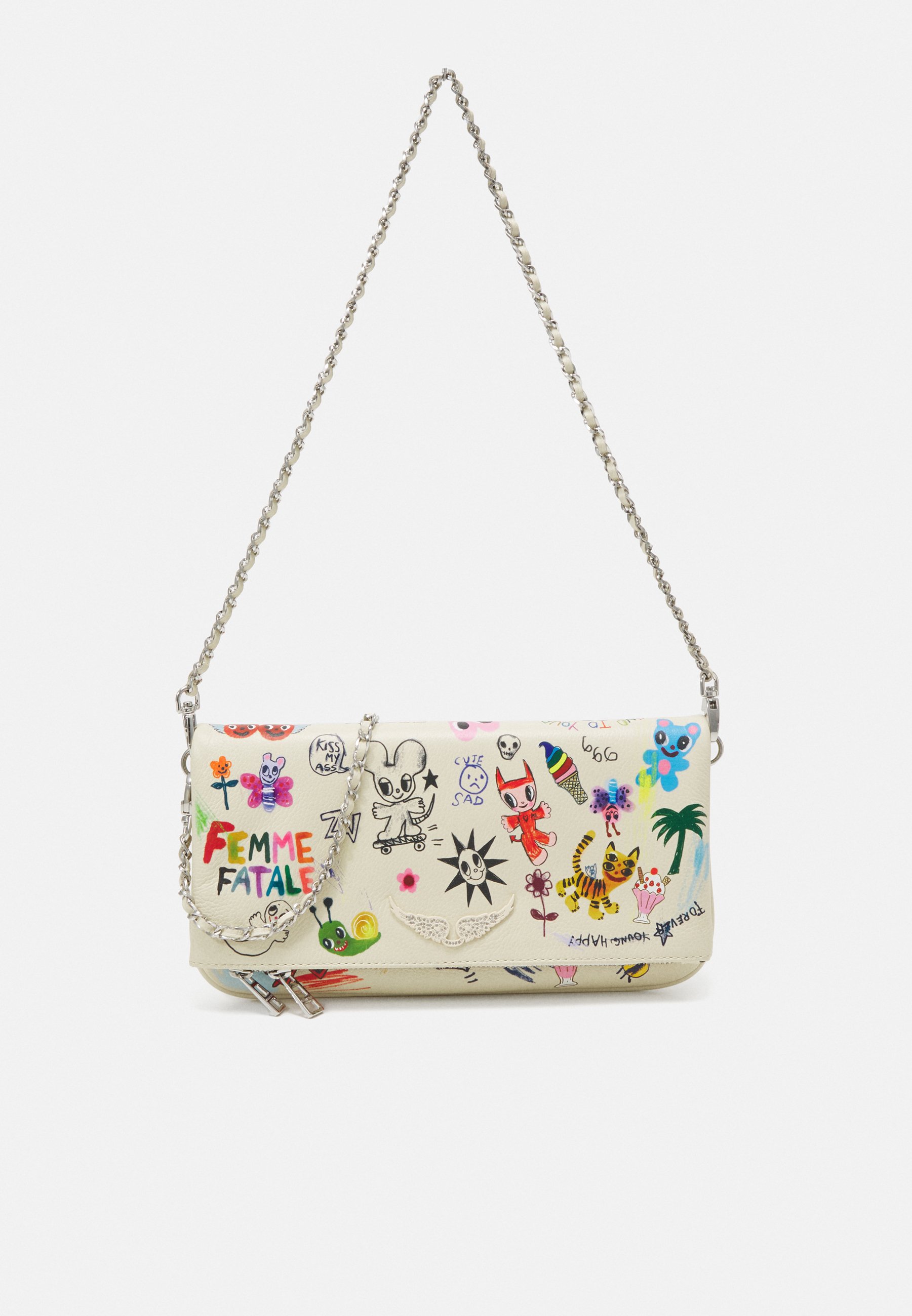 Zadig & Voltaire ROCK HUMBERTO CRUZ - Across body bag - flash/off 