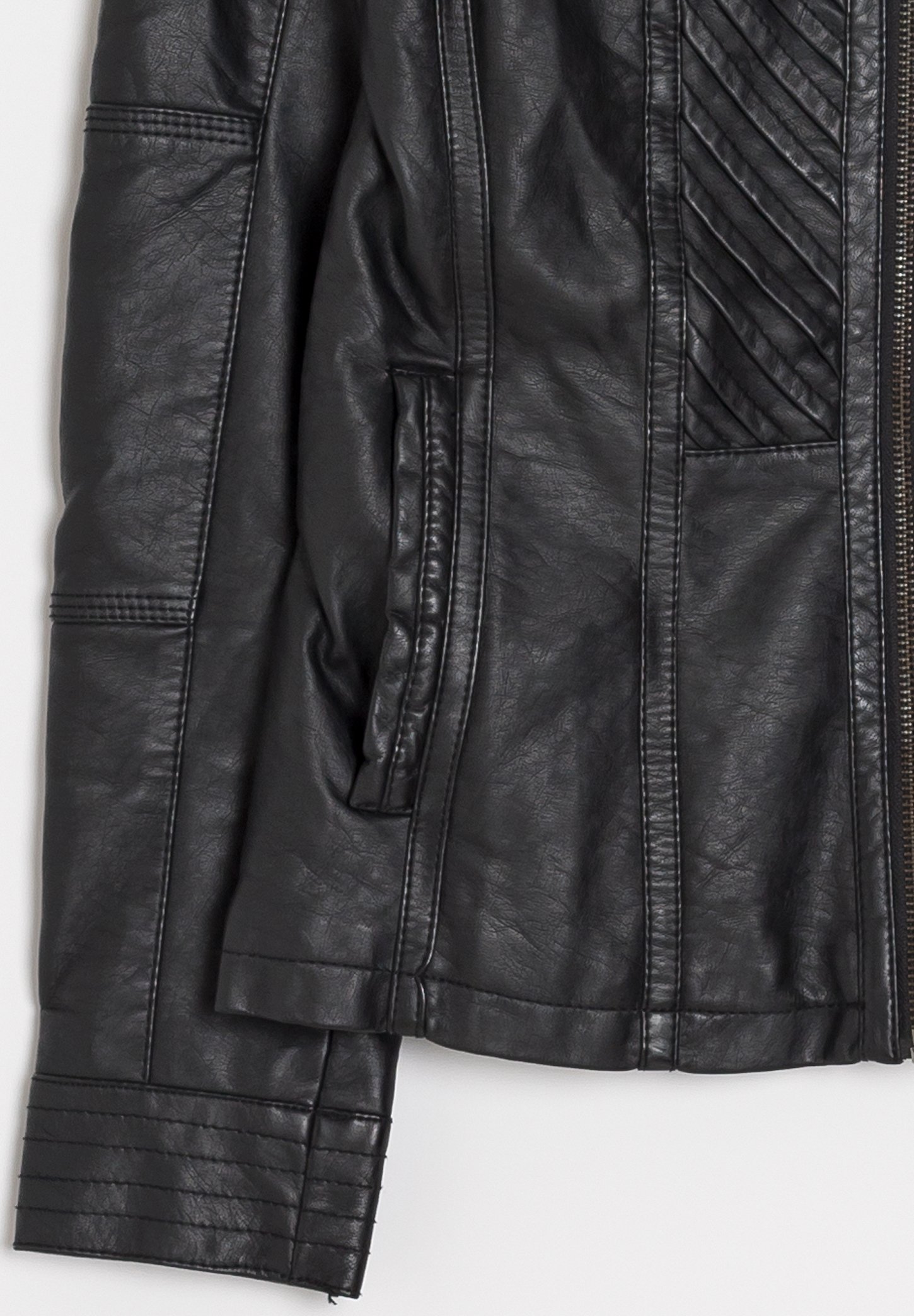 Wallis Faux leather jacket - black 