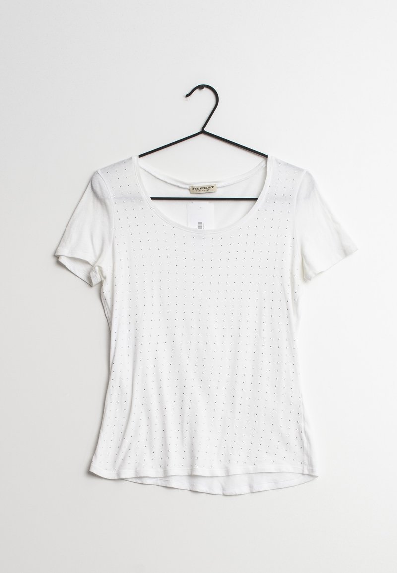 Repeat Camiseta estampada - white