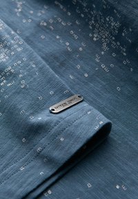 Ombre Triko s potiskem - dark denim