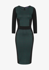 Ausgewählt, green houndstooth large