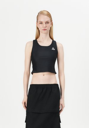 TANK - Top - black/mink brown/summit white