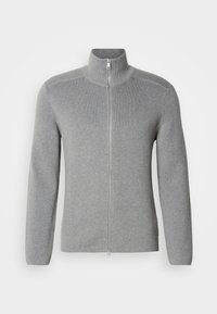 ZIPPED JACKET - Ζακέτα - grey melange