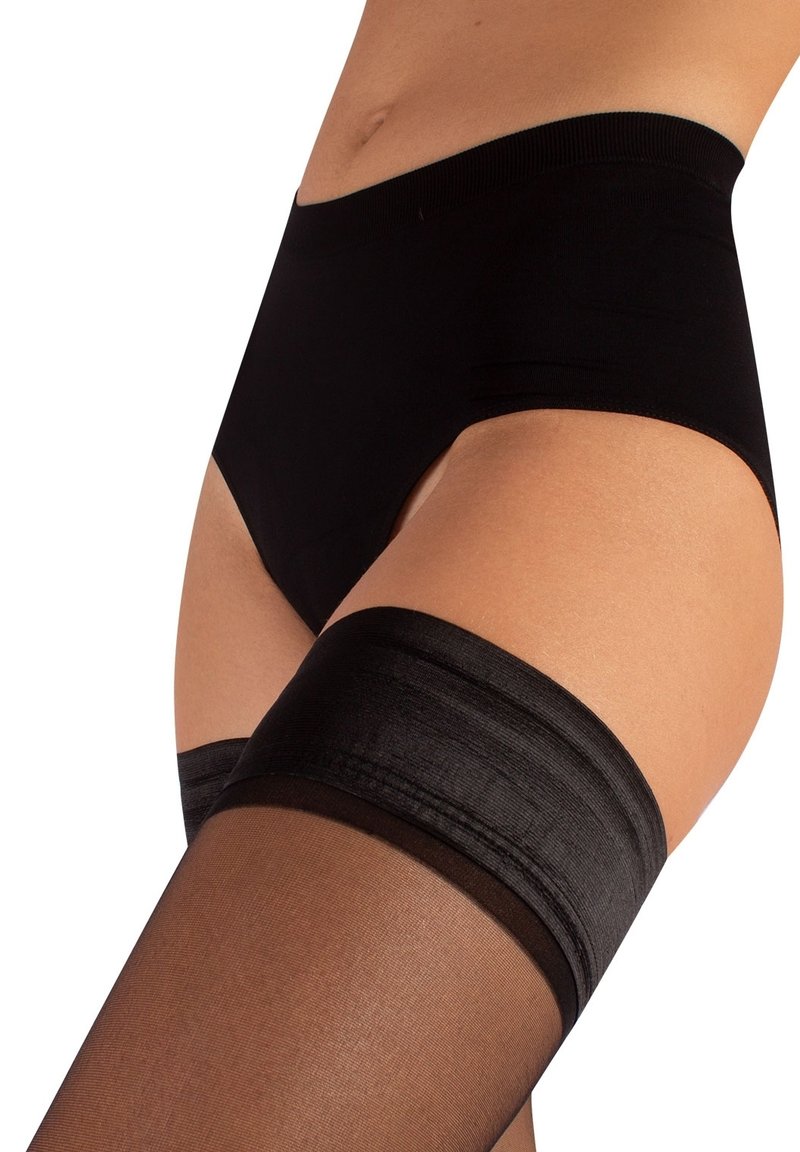 Thigh High Amazon Calzitaly Toeless Plus Size Pantyhose Calzitaly