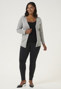 Kaffe Curve FARSIA - Cardigan - grey melange