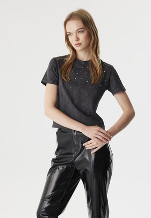 Twist WASHED - T-shirt print - anthracite