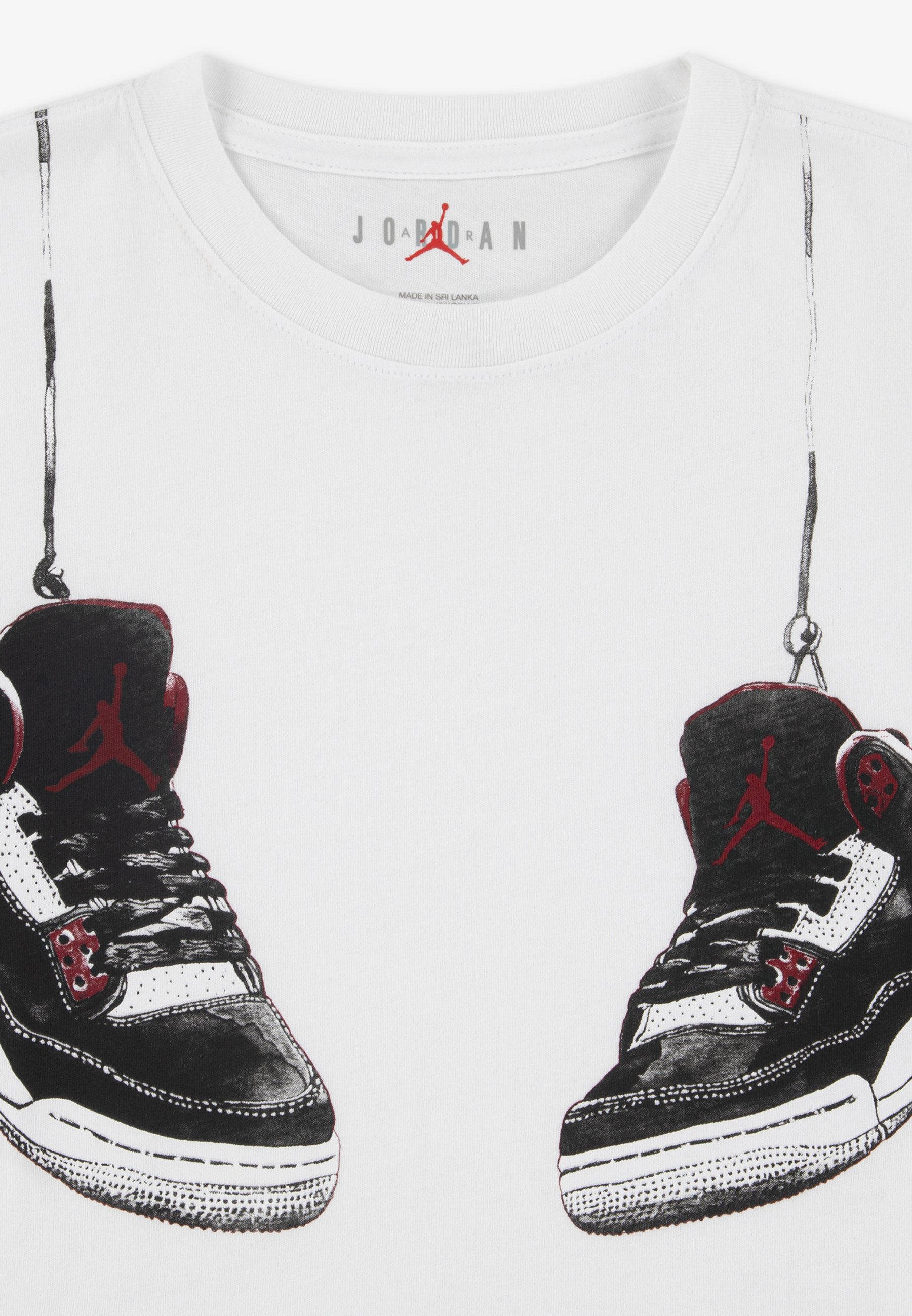 white jordan shoe strings