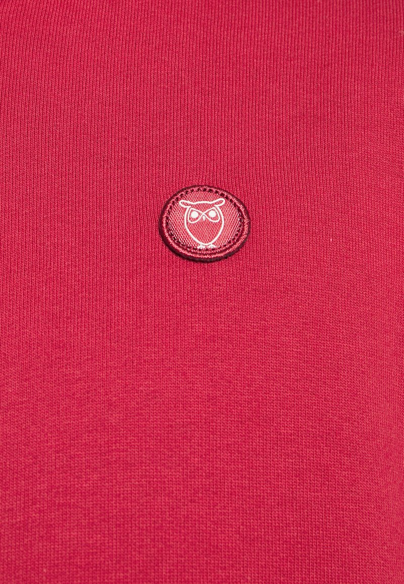 Herren Kapuzenpullover | KnowledgeCotton Apparel ELM HOOD BADGE VEGAN Kapuzenpullover garnet/rot - SM35588 Herren Kapuzenpullover | KnowledgeCotton Apparel ELM HOOD BADGE VEGAN Kapuzenpullover garnet/rot - SM35588