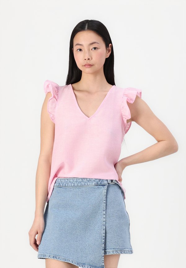 VMJANIE FLOUNCE - Blouse - bonbon3