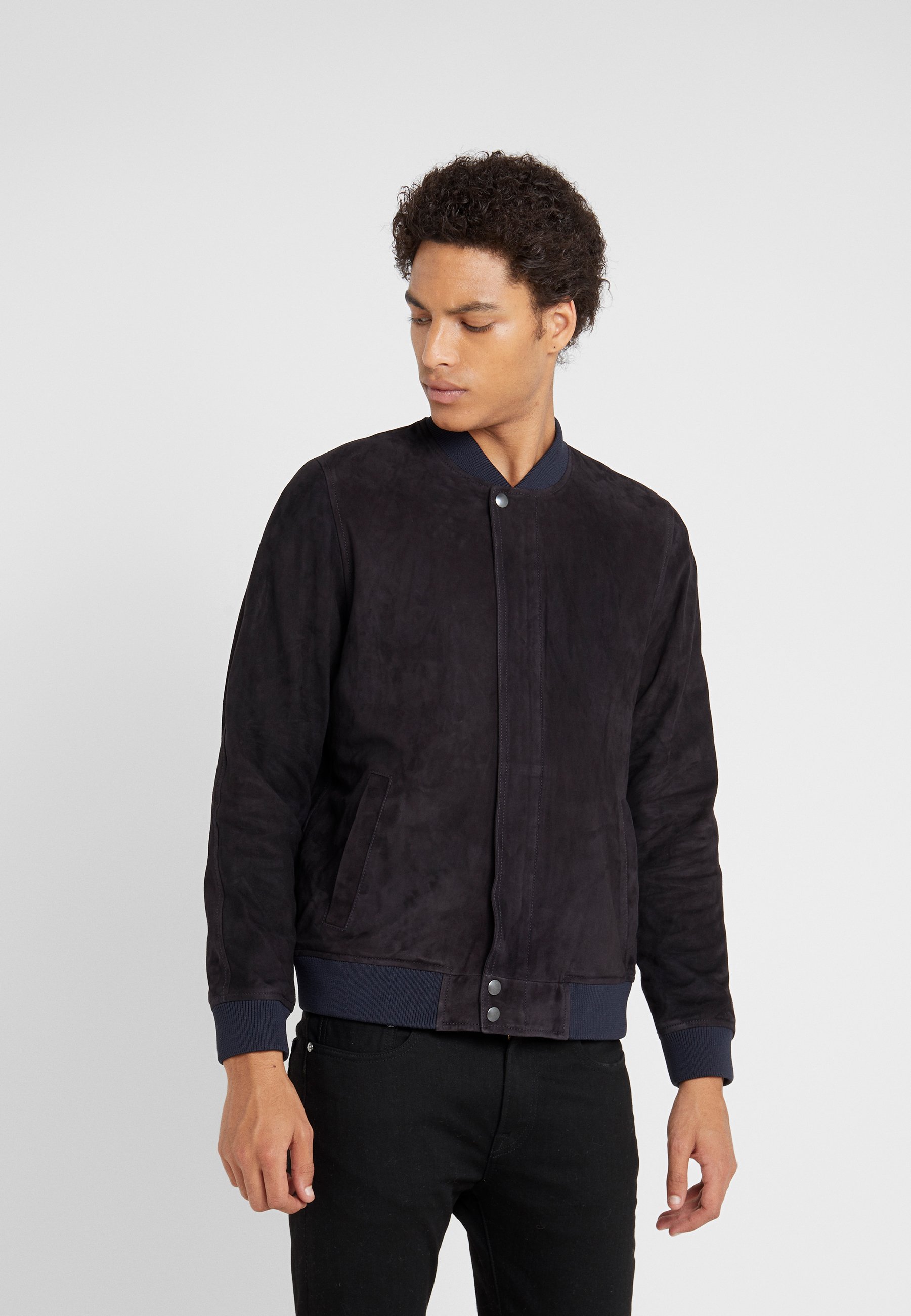Editions MR JEAN PAUL JACKET Skinnjakke navymørkeblå Diverse sko til salgs (Converse, Adidas, Jean Paul og Jean