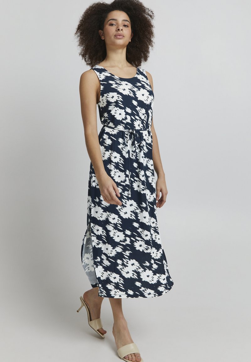 ICHI - Maxi-jurk - total eclipse flower print, Vergroten