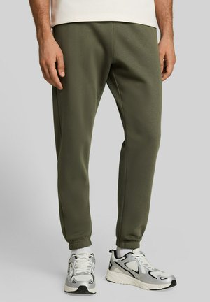 TOM TAILOR DENIM TOM TAILOR DENIM HOSEN & CHINO BASIC JOGGINGHOSE - Pantaloni sportivi - urban olive green