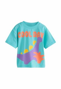 Non sélectionné, turquoise blue dinosaur