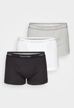 TRUNK 3 PACK - Boxerkalsong - black/grey heather/white