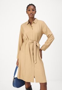 Tommy Hilfiger FLUID DRESS - Marškininė suknelė - classic khaki