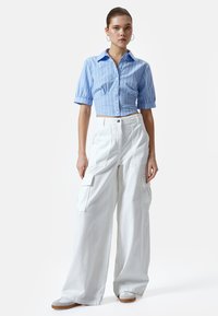Koton CROP - Camicia - blue
