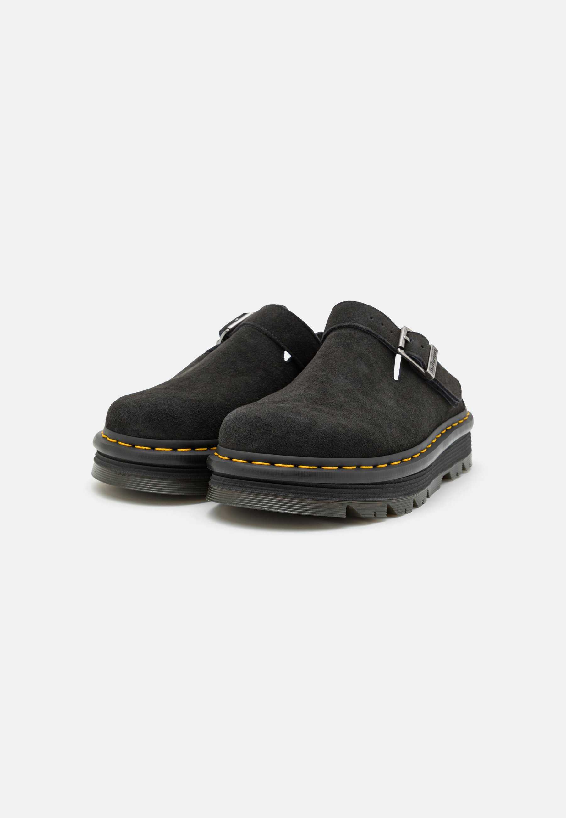 Dr. Martens ZEB ZAG UNISEX - Papuci - black/negru - Zalando.ro