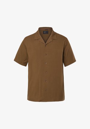 JP1880, SHIRT, SHORT SLEEVE, CUBA COLLAR, CUBA FIT - Hemd - dark brown