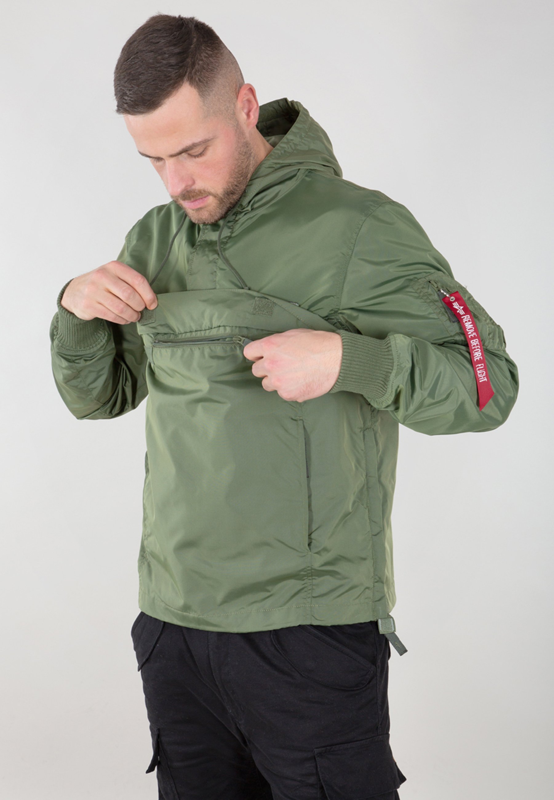 マリーン ALPHA INDUSTRIES Alpha Industries Wiatrówka/zielony - Zalando.pl