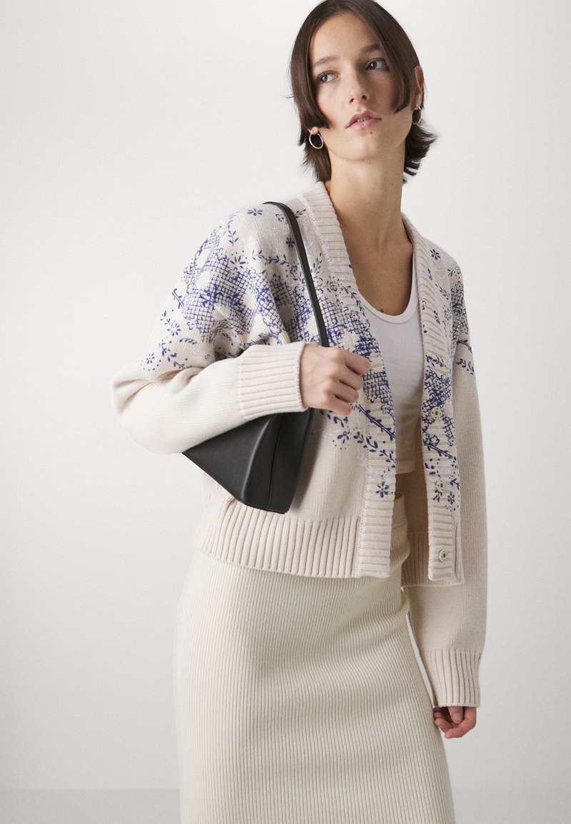 Philosophy di Lorenzo Serafini Cardigan - light blue/blue - Zalando