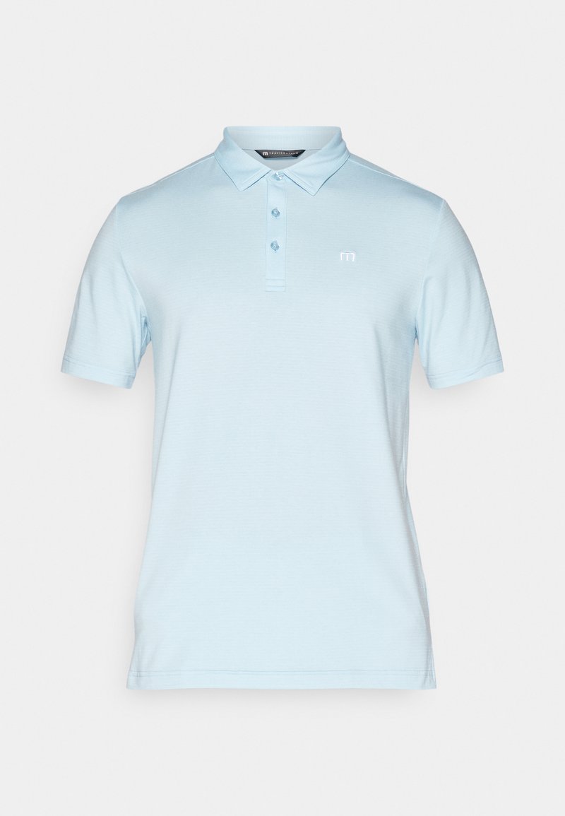 TravisMathew Poloshirt lichtblauw gemêleerd TravisMathew Poloshirt lichtblauw gemêleerd