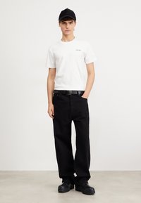 Calvin Klein MICRO LOGO 2 PACK  - Basic póló - iron gate / white