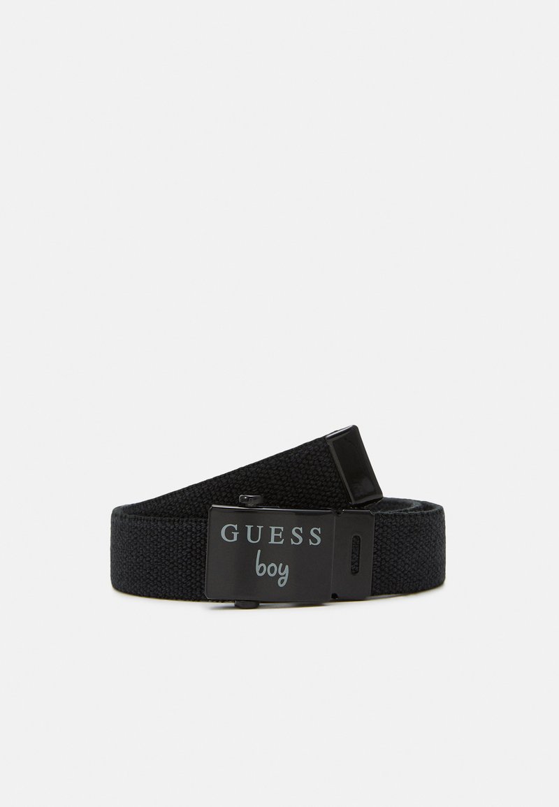 Guess BELT UNISEX Belt jet black/black Zalando.co.uk