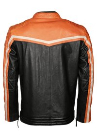 Mustang GUNNER - Læderjakker - schwarz orange