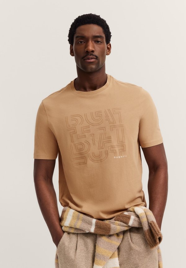 T-Shirt print - beige